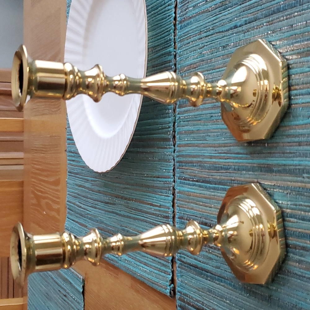 Baldwin Brass Taper Candlesticks